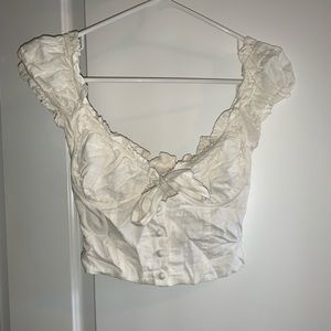 Princess Polly bustier style crop top
